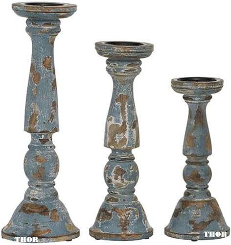 Miniatura 2 de Juego de portavelas transparente portavelas velas cónicas de pilar soporte de vela para centros de mesa de boda decoración del hogar mesa de comedor