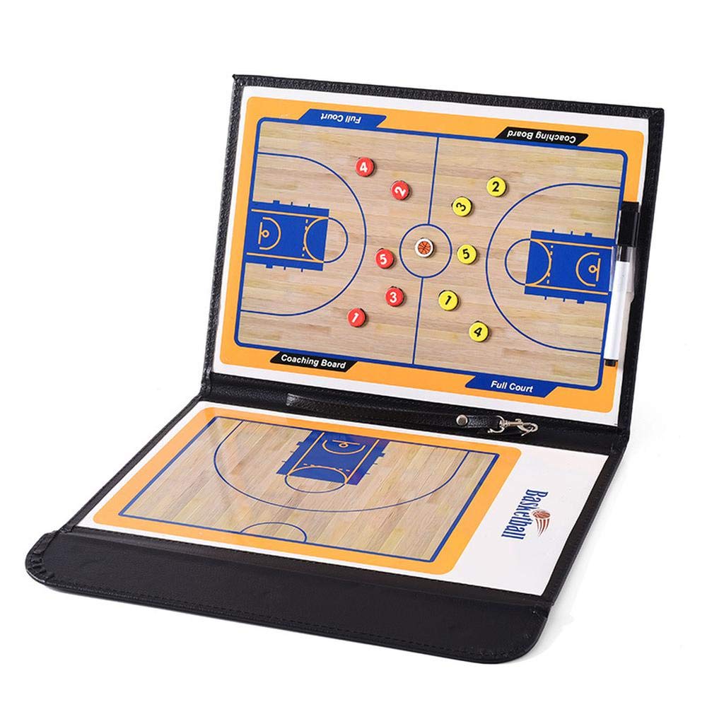 Magnetic Coaching Board Basketball Coach Tactical Clipboard Foldable Athlete Competition Training Board Rewritable Coach Supplies