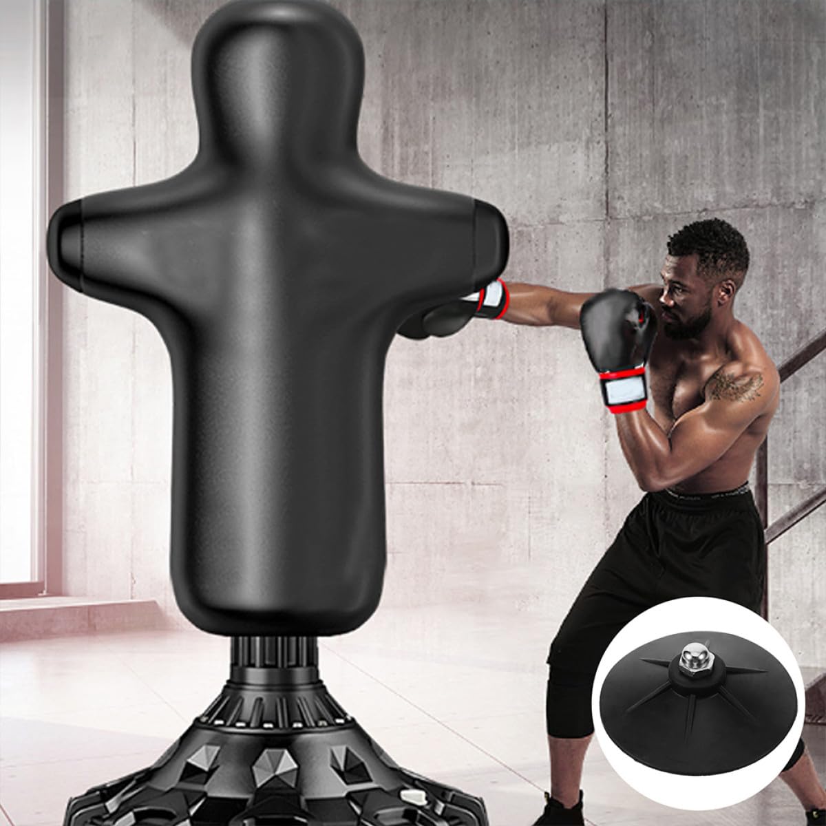 10 Ventosas de Goma para Sacos de Arena de Boxeo, Base de Succión Extra Fuerte y Estable, Accesorio Resistente de Caucho para Entrenamiento en Gimnasios y Uso Doméstico