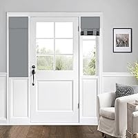 Vista 16 de Cortinas para puerta de aula, cortina de ventana con protección total de privacidad, panel de ventana opaco sólido, para puertas de vidrio, puertas