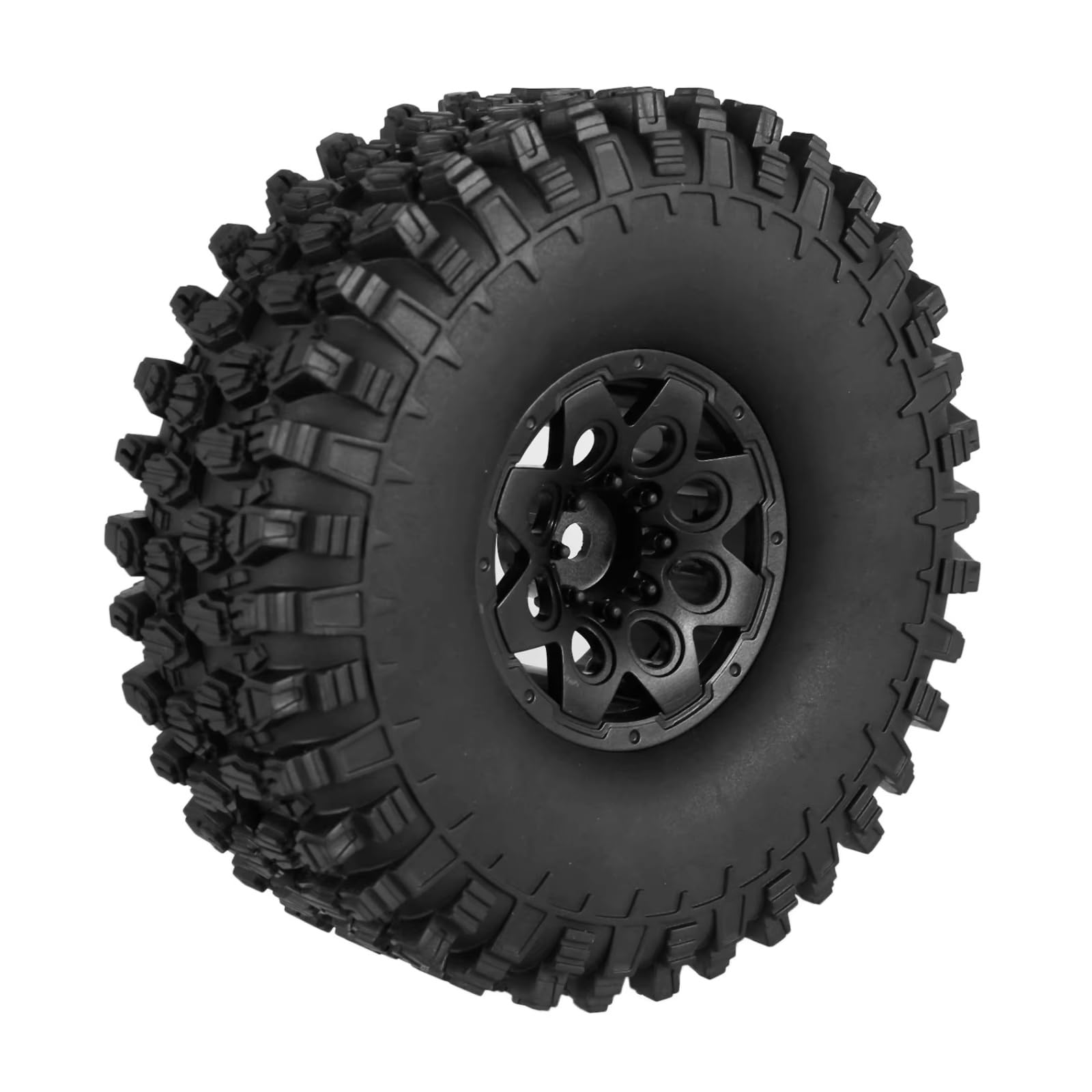 Compatibile Con Traxxas Per TRX4 Per Axial Per SCX10 Per MST 1/10 RC Ricambi Auto Accessori 120mm 1.9 Beadlock Wheel Rim Set Di Pneumatici Rc Car Pneumatici