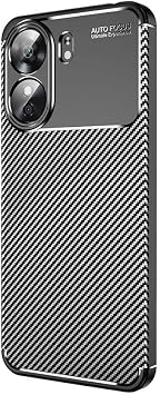Coverzone Xiaomi Poco C65 ile Uyumlu Silikon Kılıf TPU Negro Ultra Slim Fit Karbon Delux Siyah