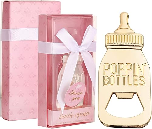 Vista 39 de Abridores de biberones para recuerdos de baby shower, paquete de 24 abridores de botellas, regalos de devolución de baby shower para invitados