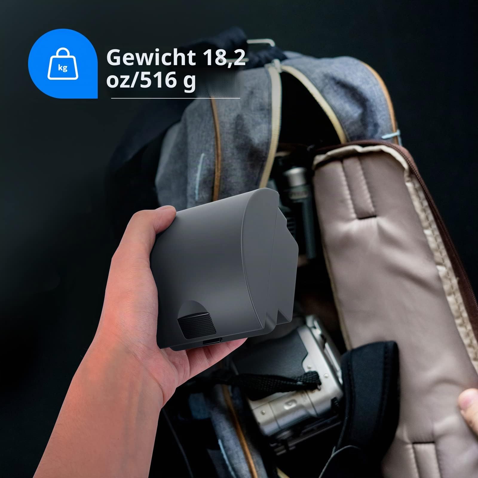 NEEWER Li-Ionen Akku Hohe Kapazität Wiederaufladbare Blitz Ersatzakku für Q300 Vision4 ML300 Outdoor Studio Blitzgerät