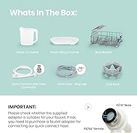 Vista 2 de COMFEE' Lavavajillas Portátil de Encimera con Tanque de Agua Integrado de 5L, No Necesita Conexión, 6 Programas, Rociado Dual de 360°, Función