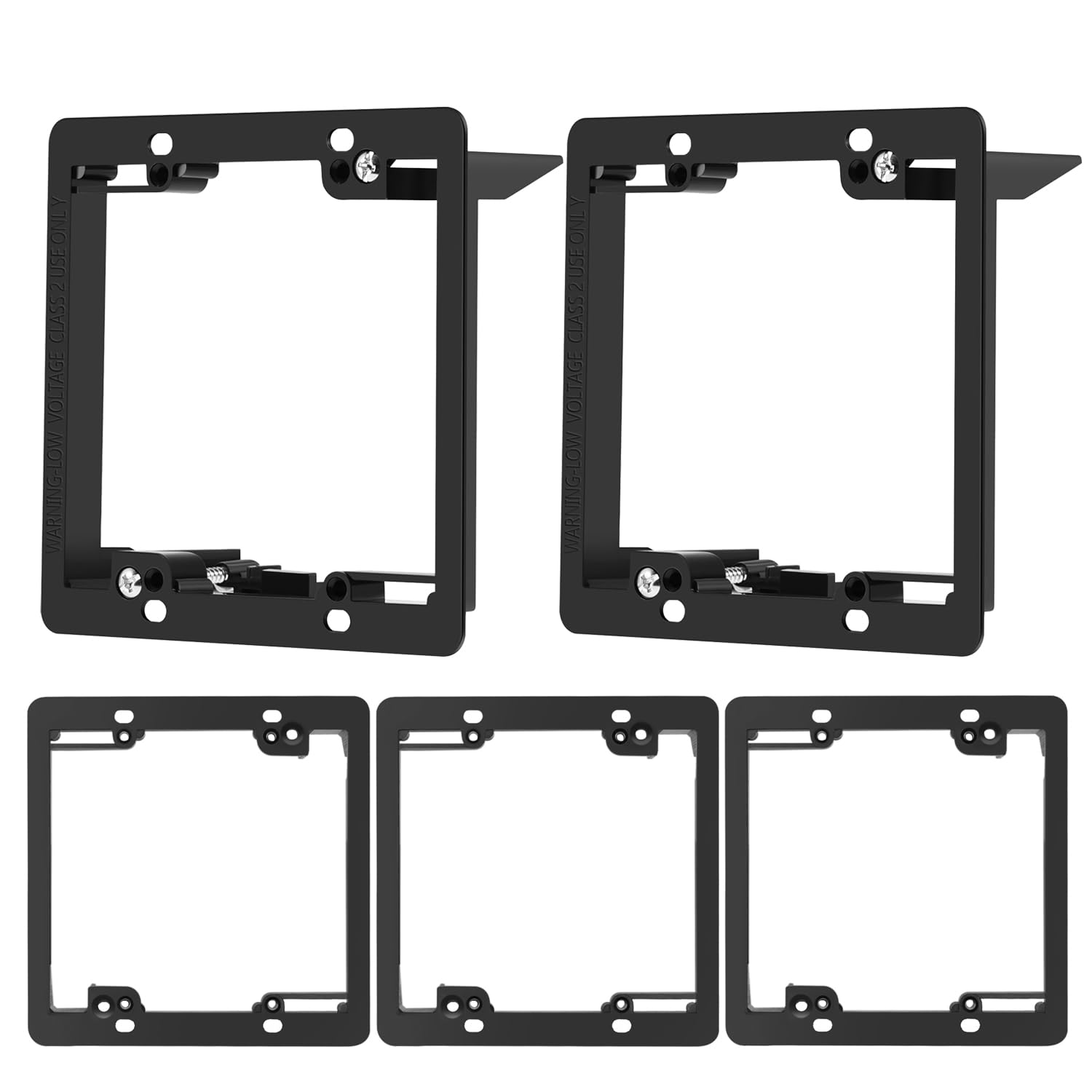 TNP 1 Gang Low Voltage Mounting Bracket, Old Work Drywall Box, Black — Amazon image 13