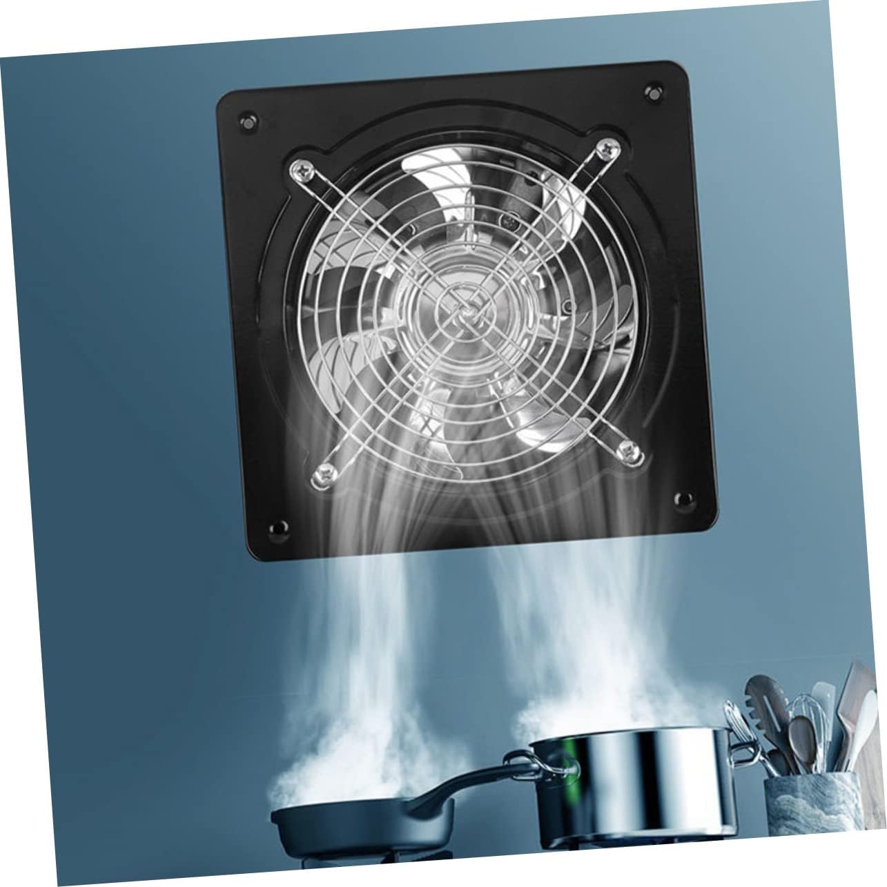 TEHAUX 40w Exhaust Fan for Bathroom and Laundry Room Wall-mounted Ventilation Fan Low Noise High Efficiency Easy Installation Suitable for Kitchens Showers and Toilets Black