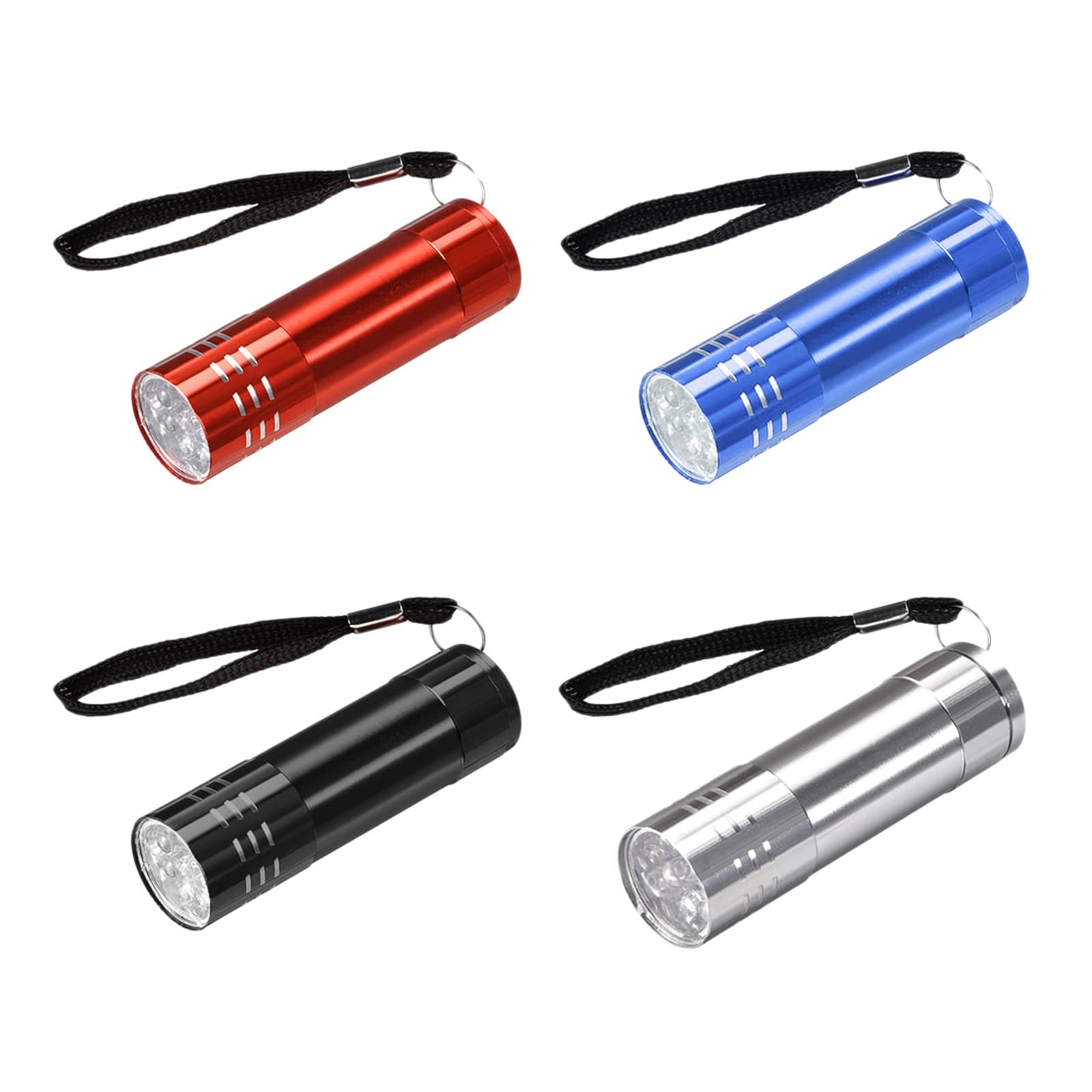 mini lampe de poche/mini lampe de poche en aluminium/lampe de poche avec clip/Mini lampe de poche en aluminium brillant LED
