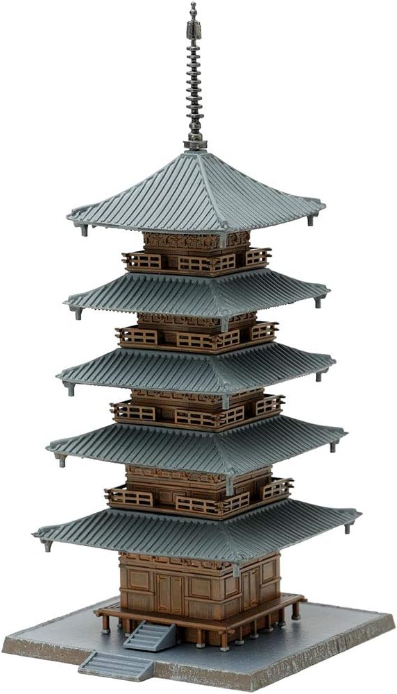 Building Collection Kenkore 030-4 Temple C4 Five-story Pagoda Diorama Supplies