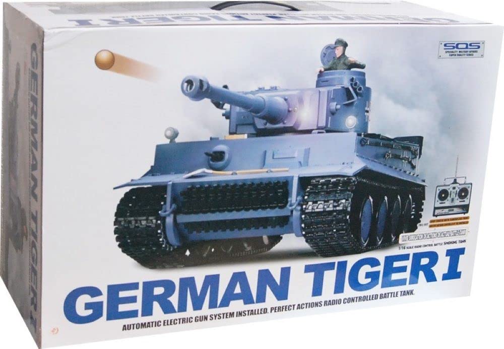 Char Allemand Tigre I Commande à distance RC Avec Fonction Tir et Fumée et Son