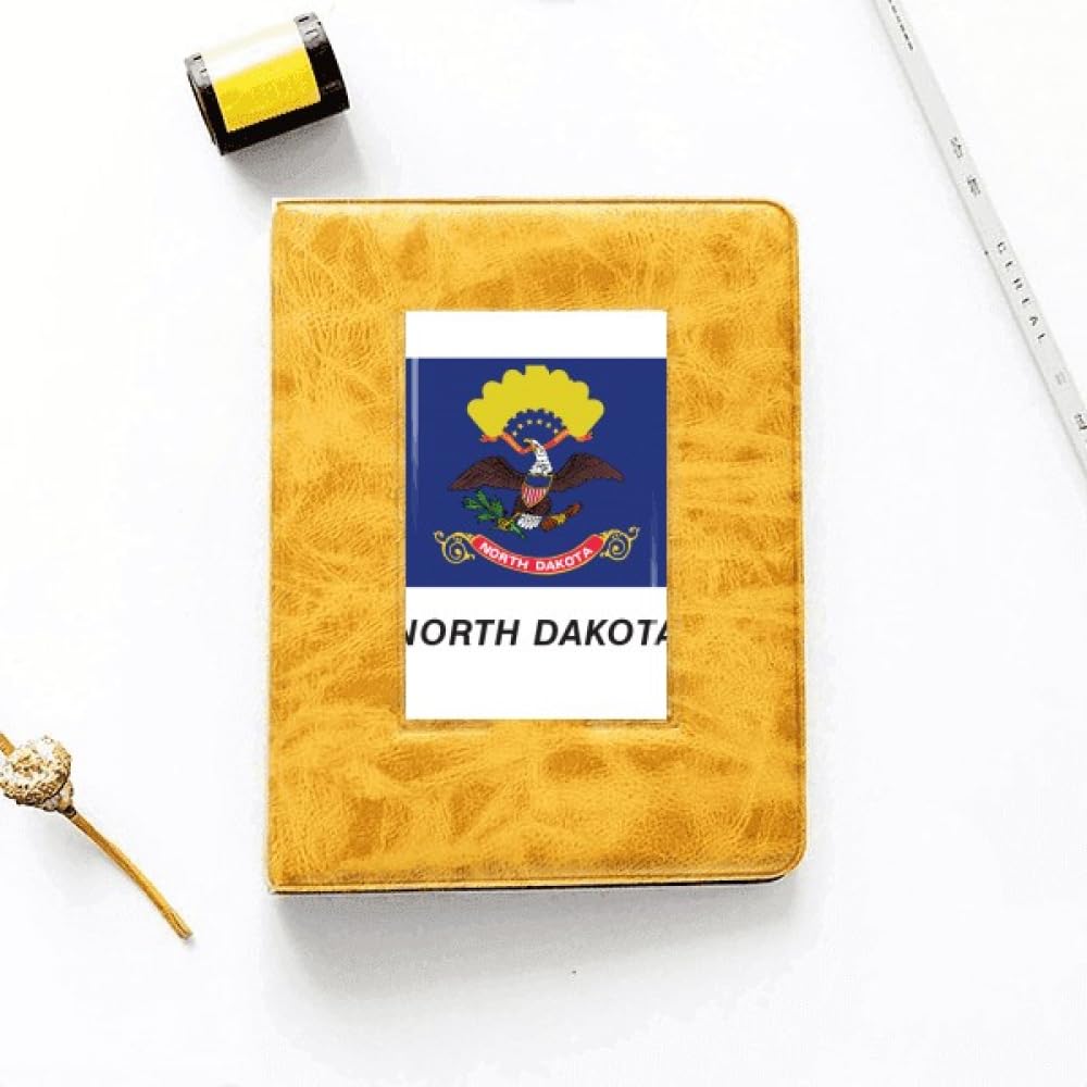 North Dakota Flag Profile Photo Album Family Wedding Picture 4x6