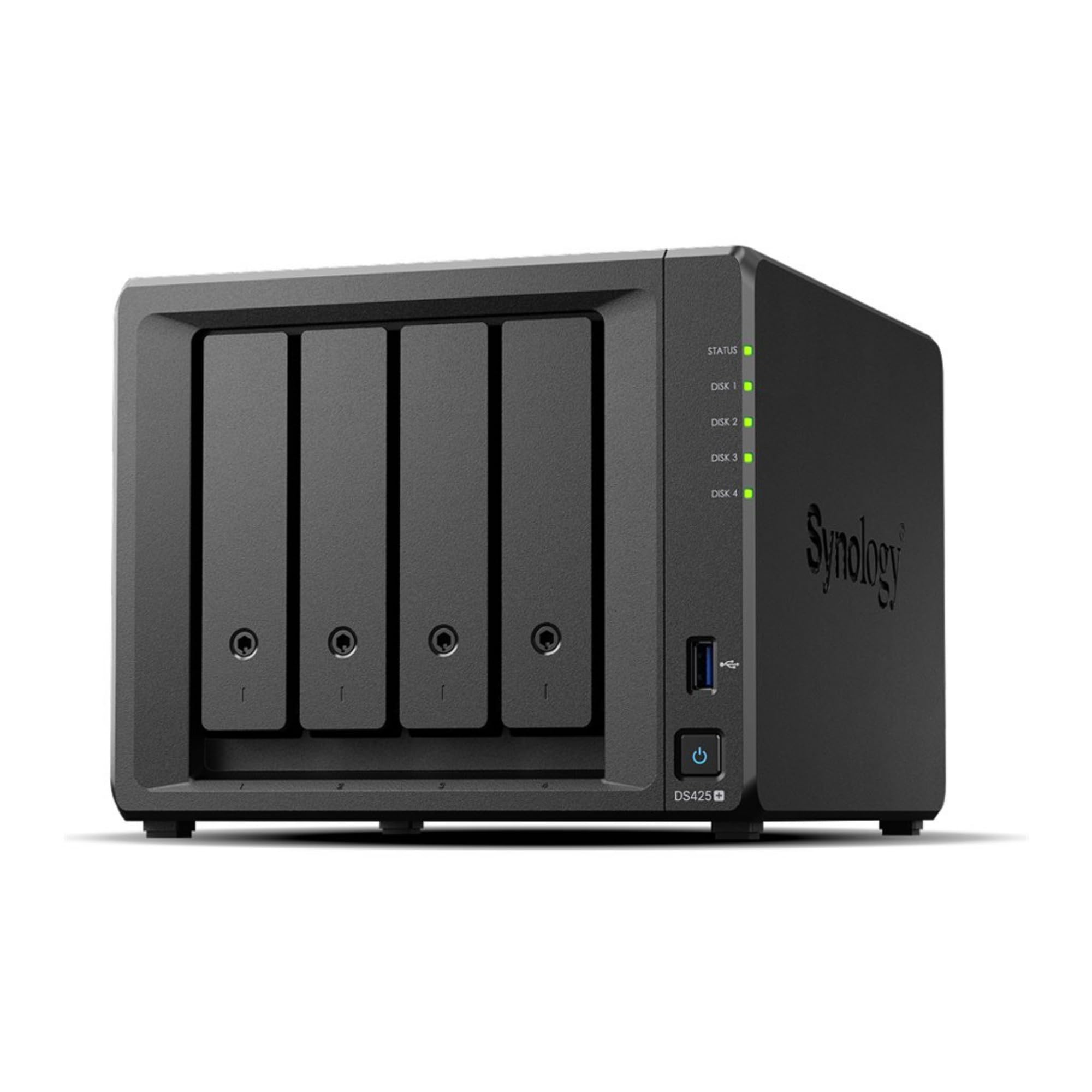 Synology DiskStation DS425+ NAS/Serveur de Stockage Intel® Celeron® J4125 2 Go DDR4 0 to - Noir