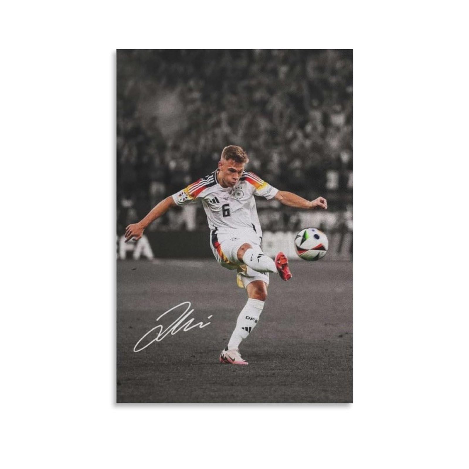FCOIN Joshua Kimmich Canvas Poster Canvas Wall Art Prints Poster Photo Picture Painting Posters Room Decor 08x12inch(20x30cm)