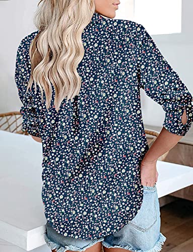 Image of Magritta Long Sleeve Shirts for Women Fashion Button Down Blouse Tops