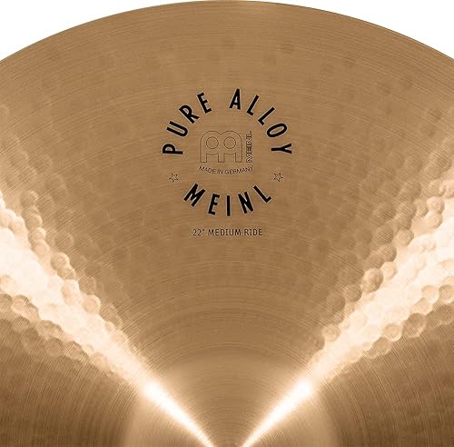 Miniatura 3 de Meinl PA22MR - Platillo mediano de 217in aleación pura tradicional fabricado en Alemania 2 años de garantía PA22MR