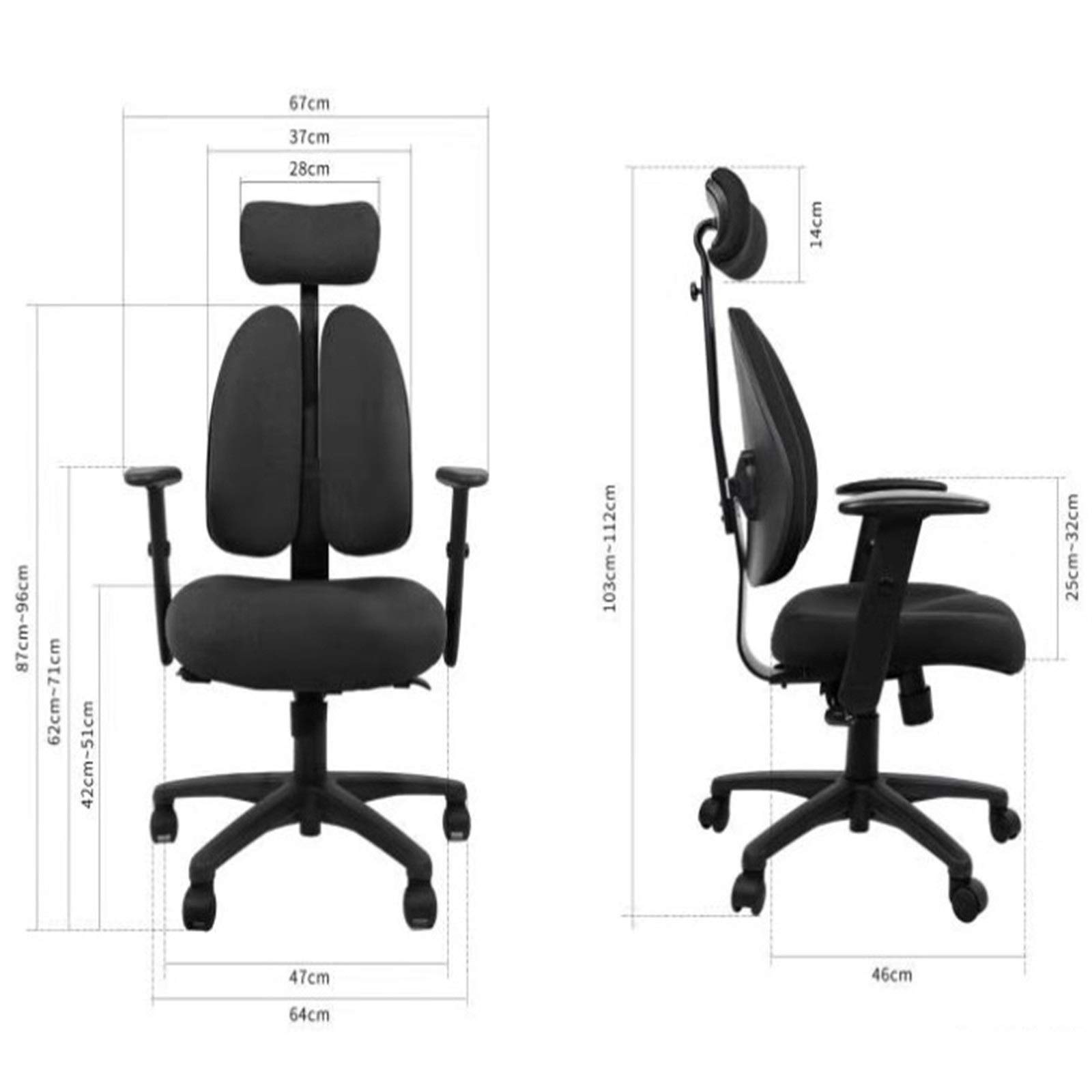 Amazon.co.jp: オフィスチェア コンピュータチェア人間工学議長の