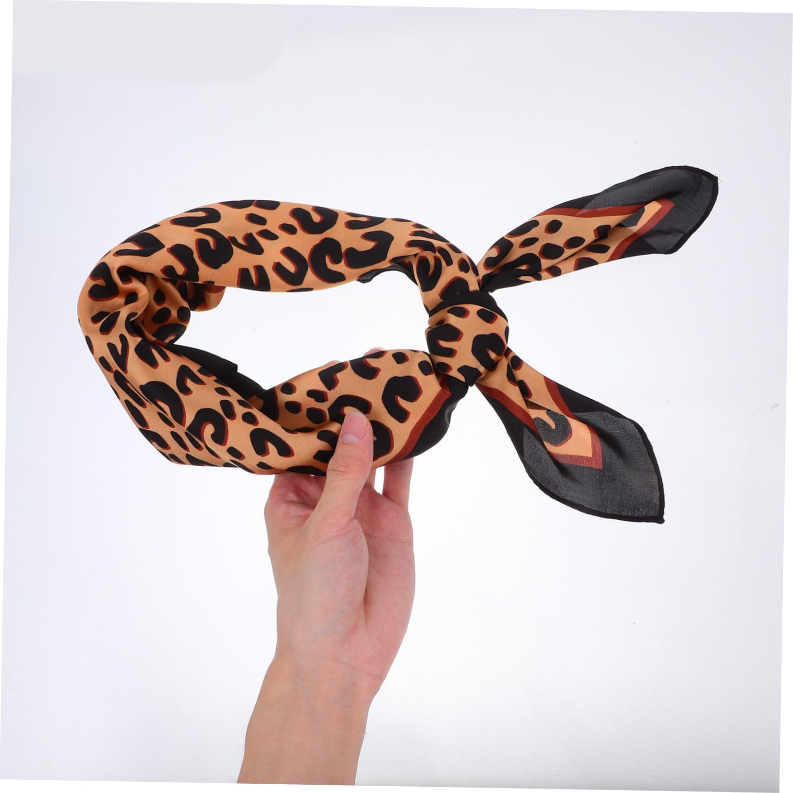 Mikikit 1 pieza Bufanda Cuadrada de Seda con Estampado de para Mujer Pañuelo Multifuncional Elegante y Cómodo para Darle un de Moda y cualquier Ocasión