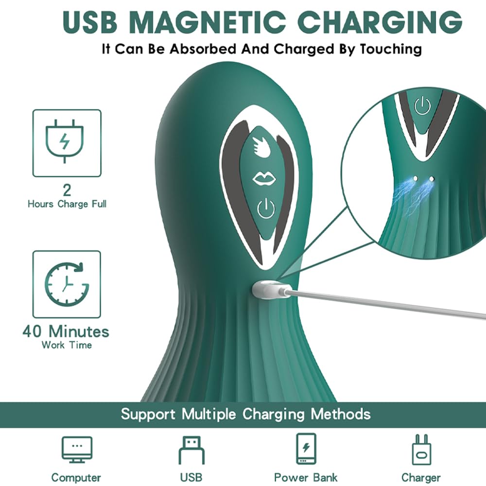 Elektrische Brustmassagegeräte Vibrator mit 7 Vibrationsmodi Nippelsauger Brustvergrößerung Brust Massager Brustwarzen Saugen Pumpe Nippel Klitoris Stimulator Sexspielzeug für Frauen