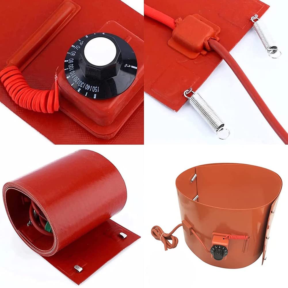 Heizband für Fässer und Eimer, Temperatureinstellung des Silikon-Fassheizbandes(200L 250x1740mm)