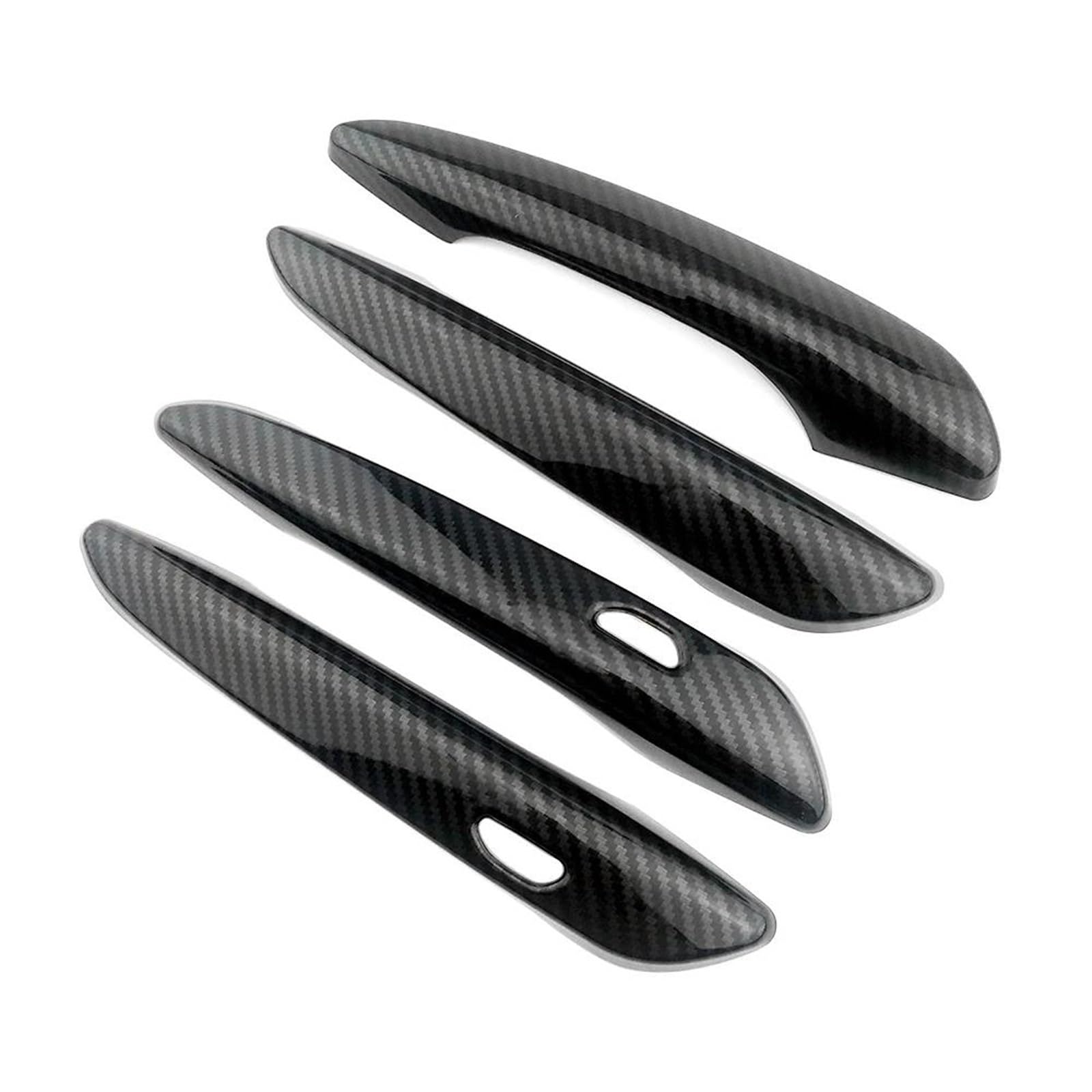 NOHEEU Auto Parts Exterior Door Handle Covers Styling Stickers Decorative for Mazda CX-30 CX30 CX 30 2020(Black)