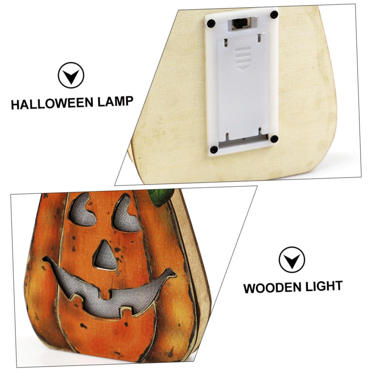 Mipcase 5pezzi Per Halloween Addobbo Per e Festive e Party Batteria Design Retro e