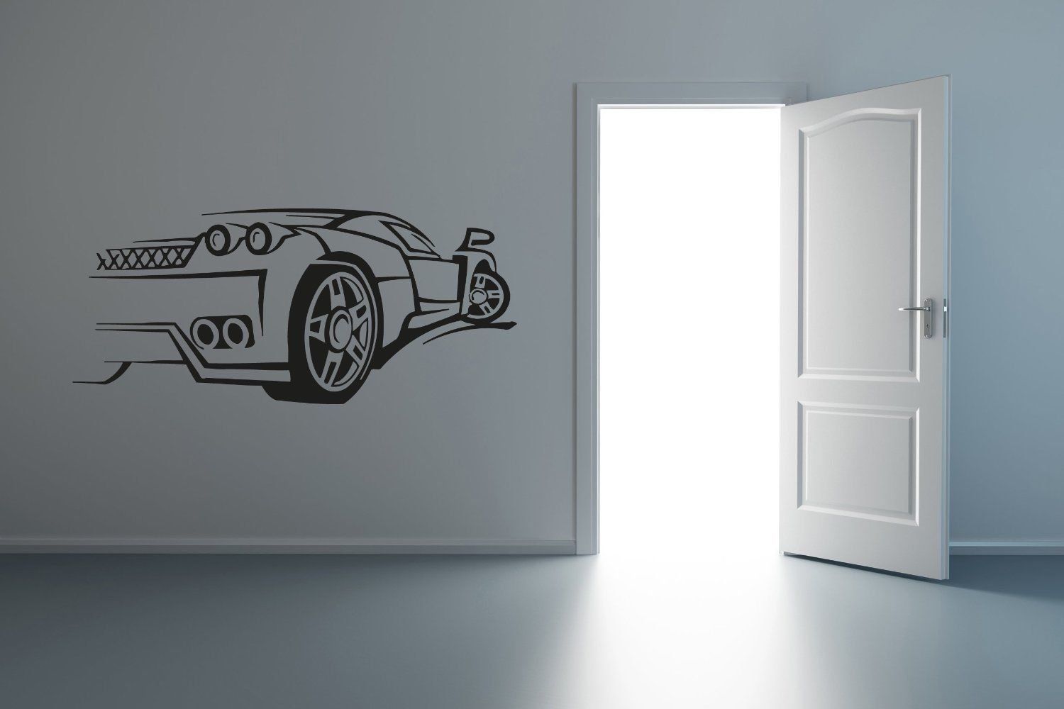 Ferrari Super Car Scuderia Forza Ferrari Mancave Garage Decor Sticker Decal R033