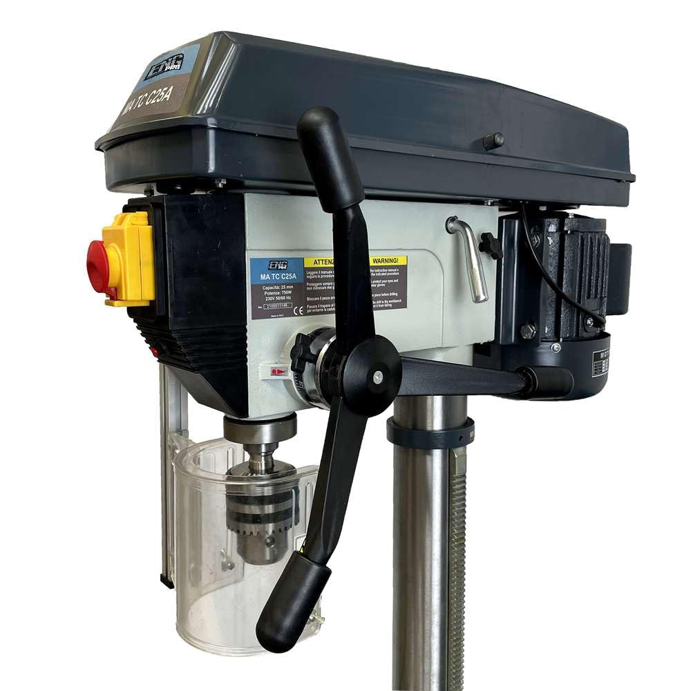 Trapano a colonna con trasmissione a cinghia 25mm - ENG PRO MA TC C25A