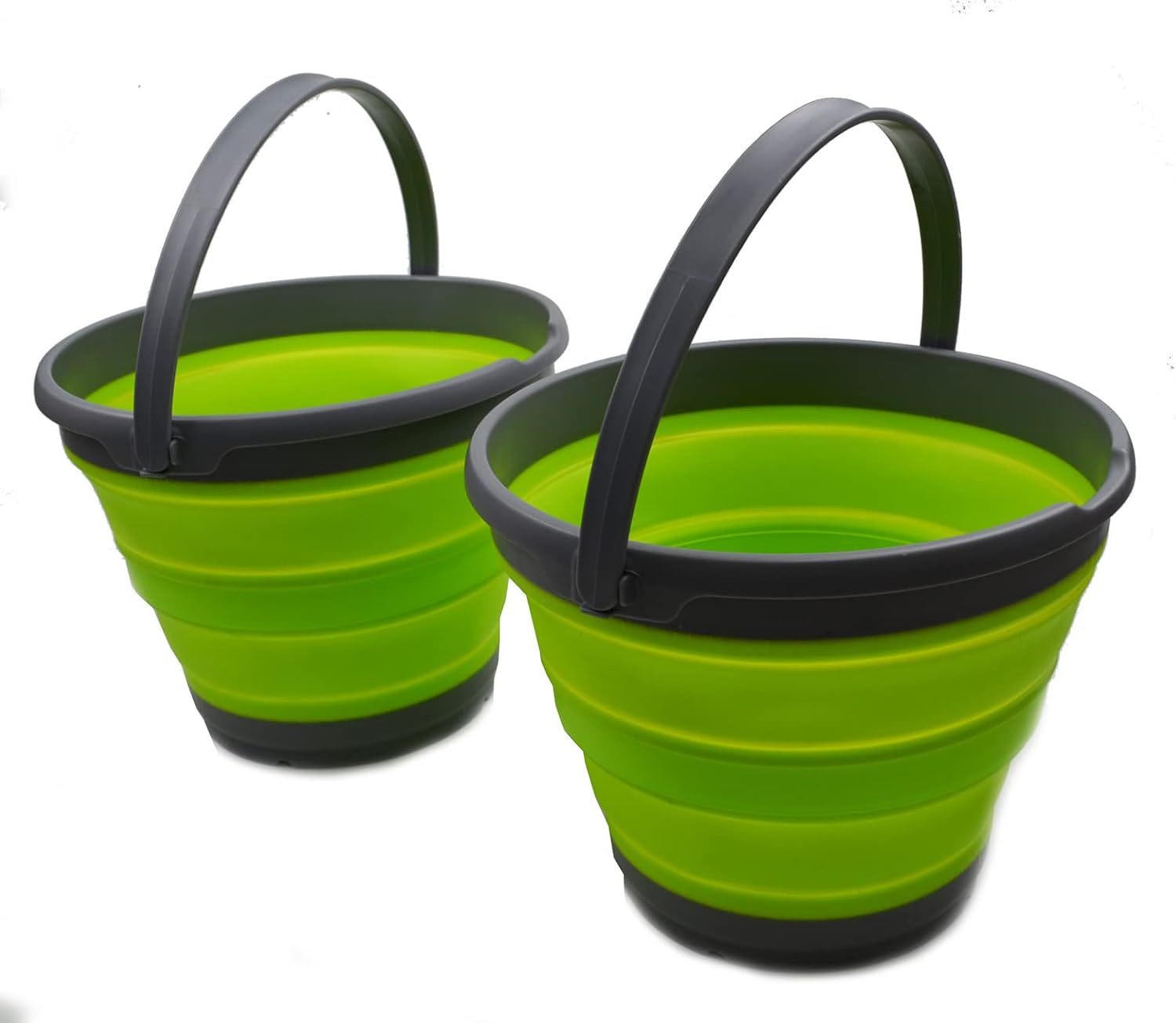 SAMMART 10L (2.6 Gallon) Collapsible Plastic Bucket