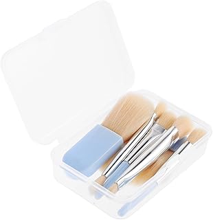 TEHAUX Mini Makeup Brush Set for Women 6pcs P...