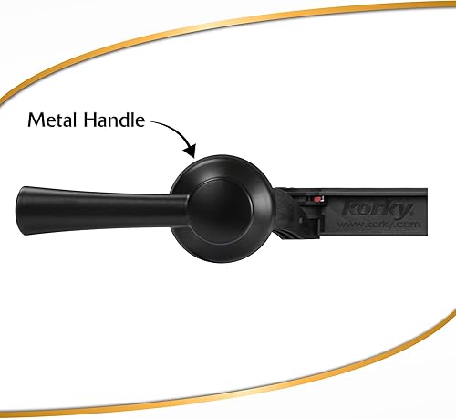 Miniatura 3 de Korky Strongarm - Manija y palanca de inodoro de metal, universal para adaptarse a inodoros delanteros, angulados, laterales, izquierdo y derecho,