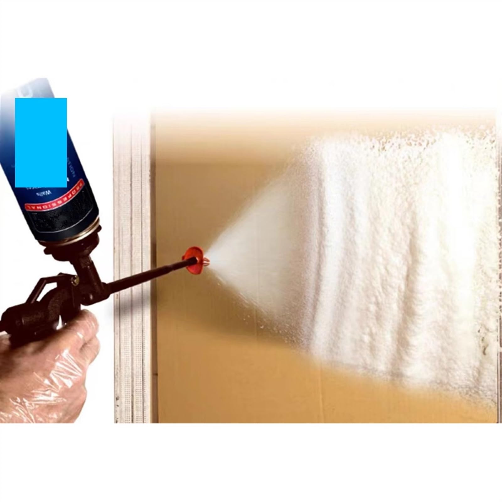 Pistola pulverizadora de espuma expansible, pistola de pegamento a chorro, pulverizador con gatillo de poliuretano metálico, herramienta de calafateo selladora for renovación de casa (Size : 10pcs no