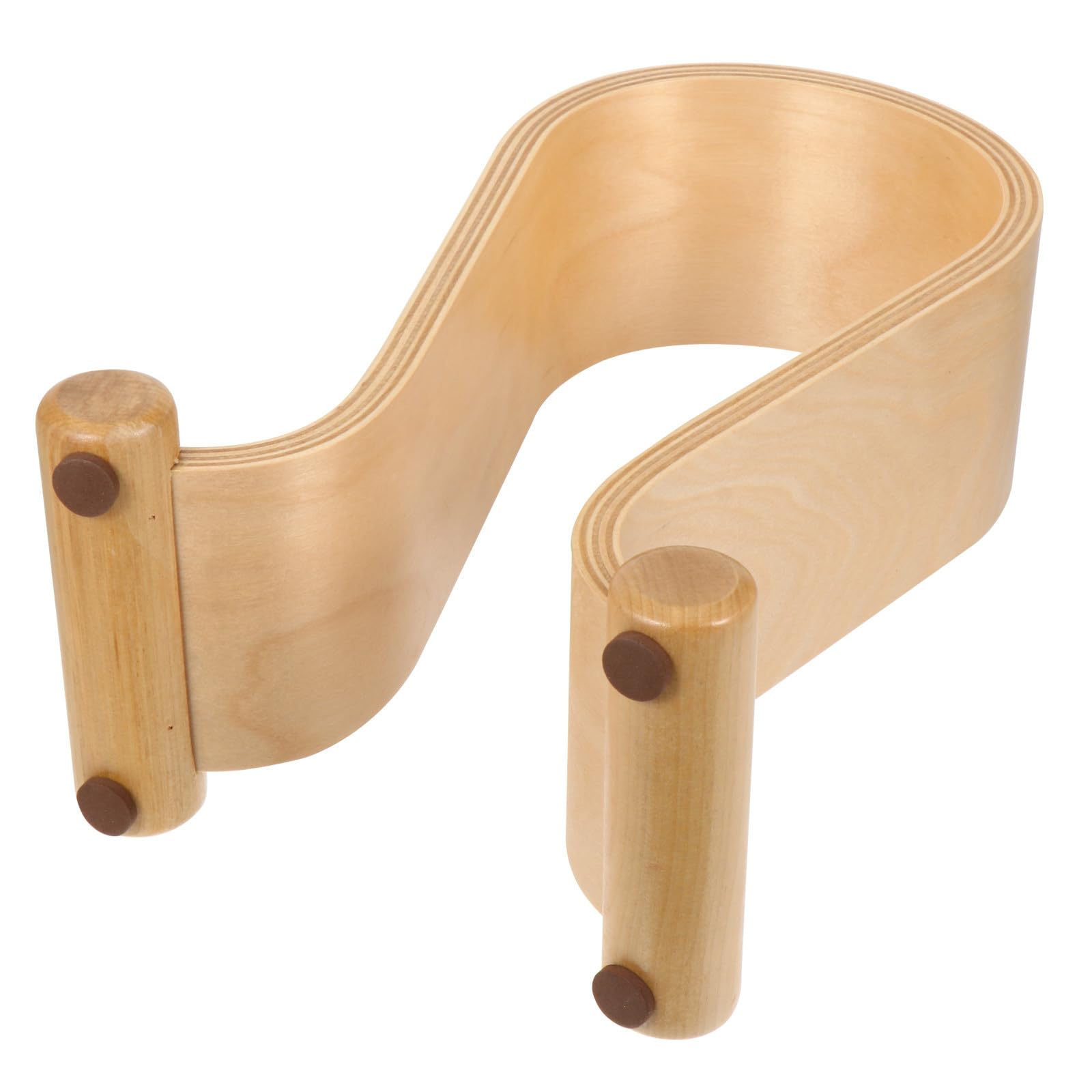 Support de Casque en Bois de Noyer Forme en U, Support pour Écouteurs Lourds, Design Simple et Unique, pour Bureau et Affichage Bureau