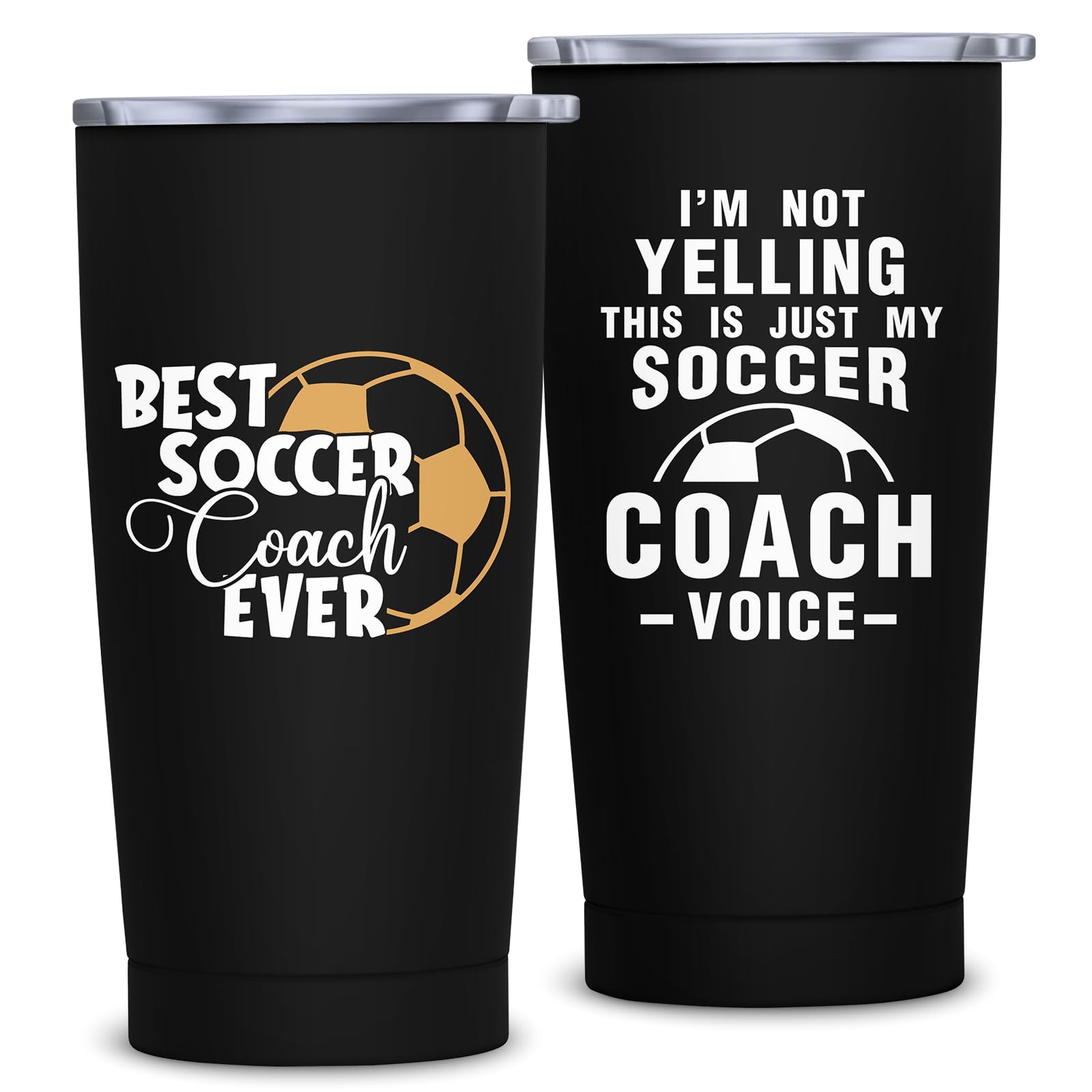 Soccer Coach Gifts, Soccer Coach Gifts for Men, Soccer Coach Gifts for Women, Soccer Coach Thank You Gift, Soccer Coach Gift Ideas Tumbler With Lid And Straw 20oz 1pc