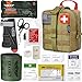 EVERLIT Emergency Trauma Kit, CAT GEN-7 Tourniquet 36' Splint, Military Combat Tactical IFAK for First Aid Response, Critical Wounds, Severe Bleeding Control (Tan)