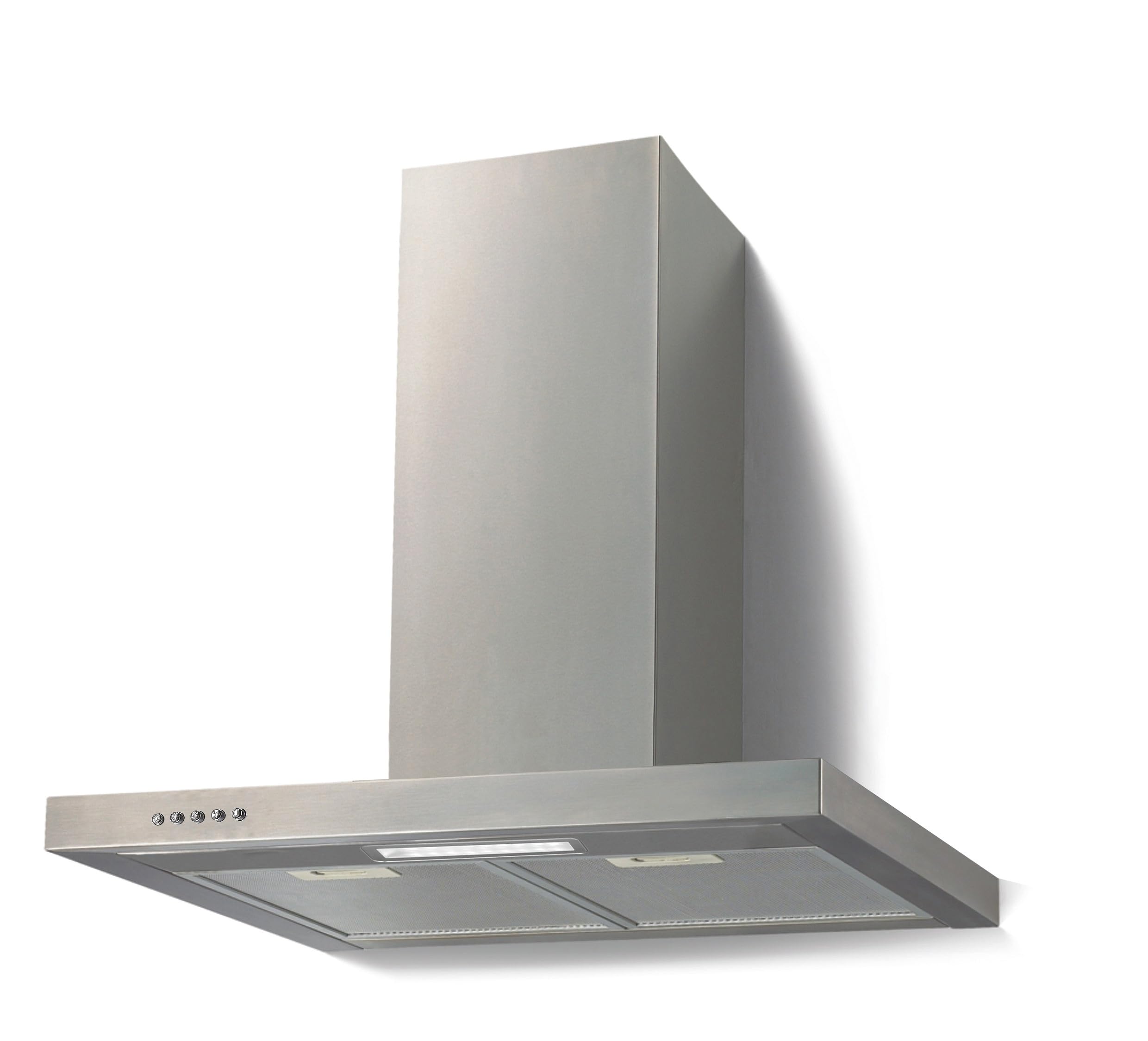 PKM 6004 W, cappa aspirante da parete, alloggiamento in acciaio inox, 60 cm, aria di scarico, 3 livelli di potenza, 69 dB, flusso d'aria 365 m³/h, illuminazione a LED