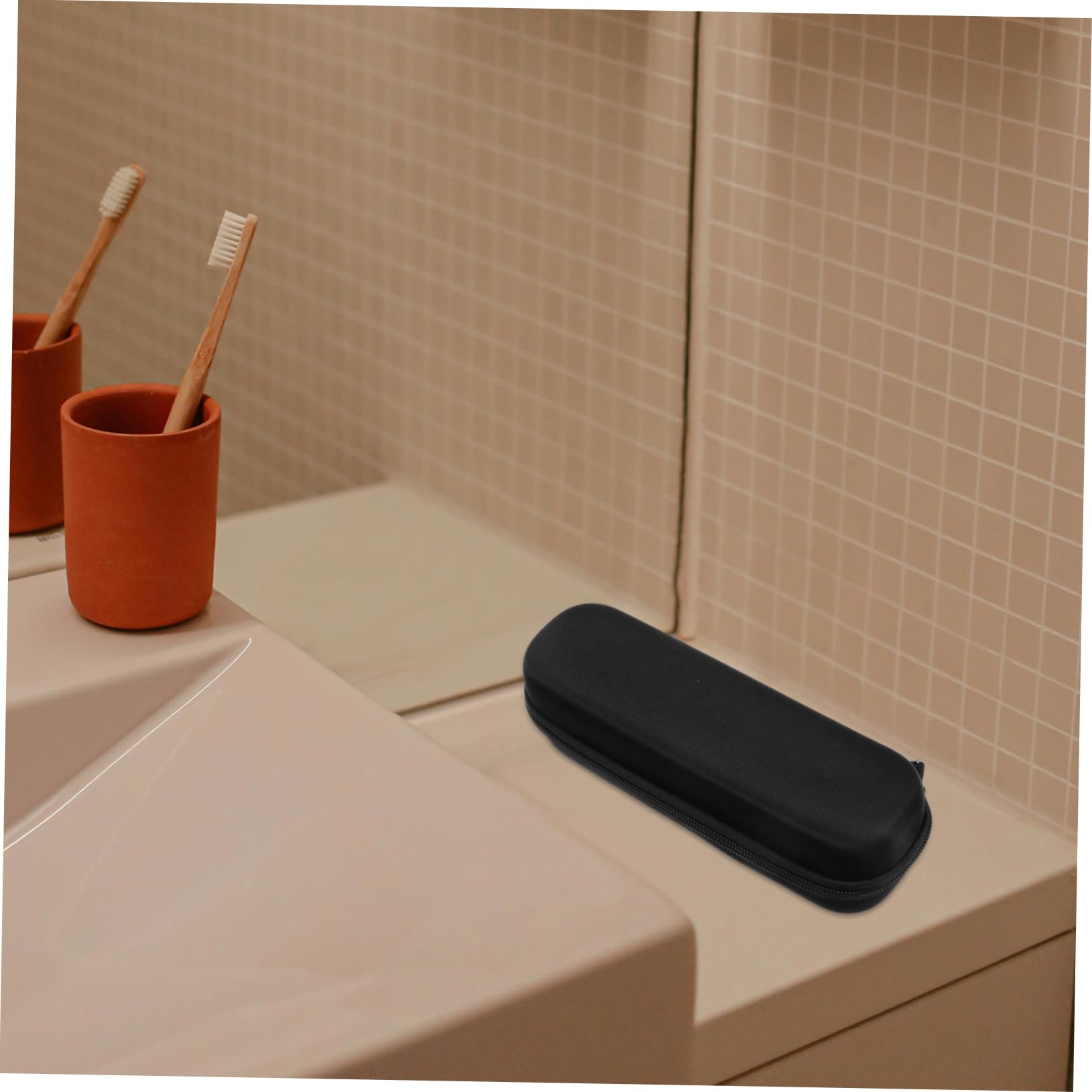 SHERCHPRY 5 Pezzi Sacchetti Per Spazzolino Elettrico Porta Spazzolino Da Denti Supporto Magnetico Da Parete Porta Spazzolino Da Denti Da Custodia Da Viaggio Custodia