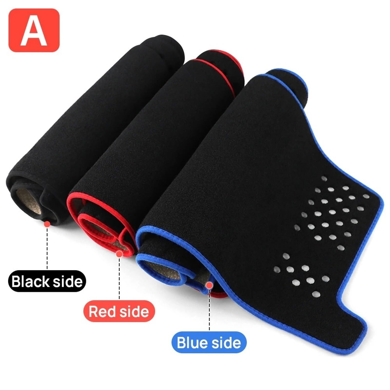 Cubierta Tablero Para Toyota Para RAV4 2019-2024 Para RAV 4 XA50 Auto Híbrido Alfombrilla Tablero Parasol Cubierta Escritorio Instrumentos Cubierta Salpicadero(B Black LHD)