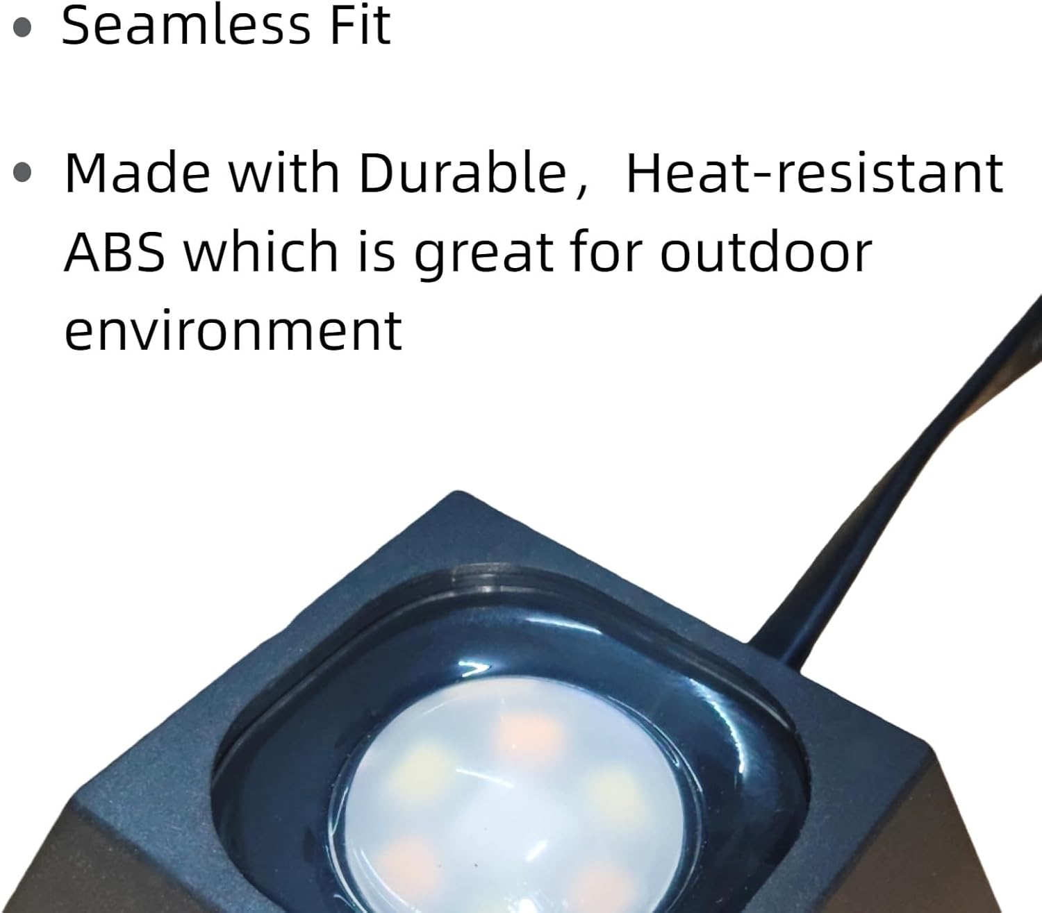 60/90/120 Packs Light Clips Mounts Bracket Compatible with Govee Outdoor Lights Pro （H706） 200FT, 128 Packs，250 Screws Included,Black - Image 2