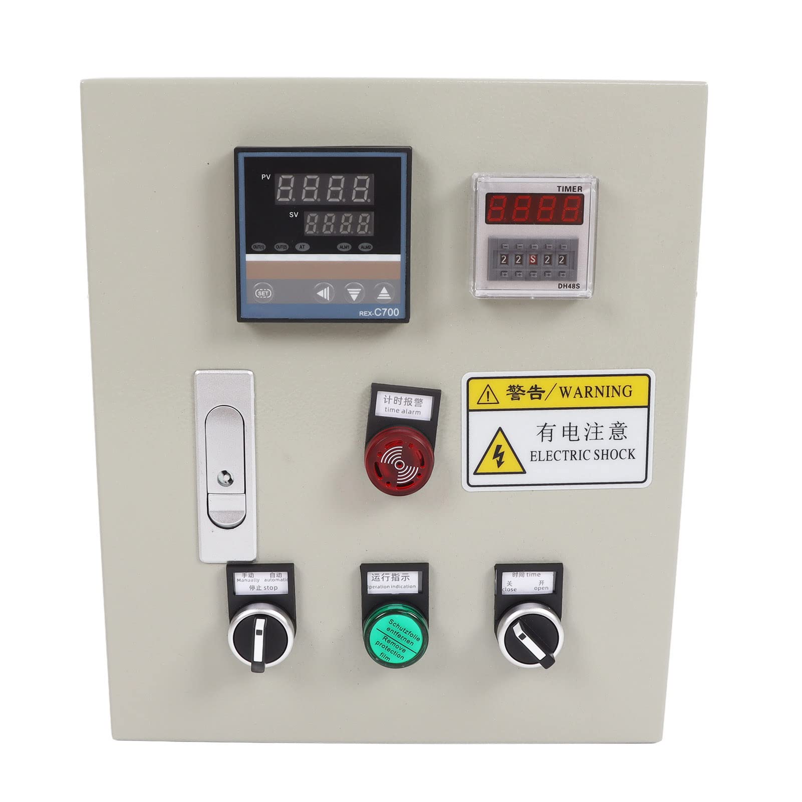 Controlador de Temperatura, Controlador de Temperatura PID de 7,5 KW 32 A Control de con un Rango de 0 °C A 400 °C de Digital para Hornos de Infrarrojos Lejanos y Otros