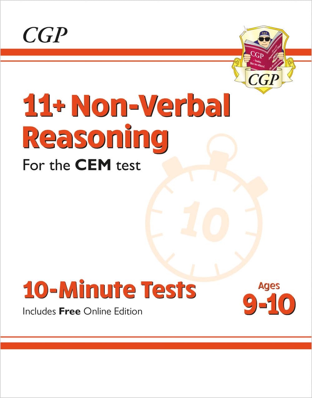 11+ CEM 10-Minute Tests: Non-Verbal Reasoning - Ages 9-10 (with Online Edition) (CGP CEM 11+ Ages 9-10)