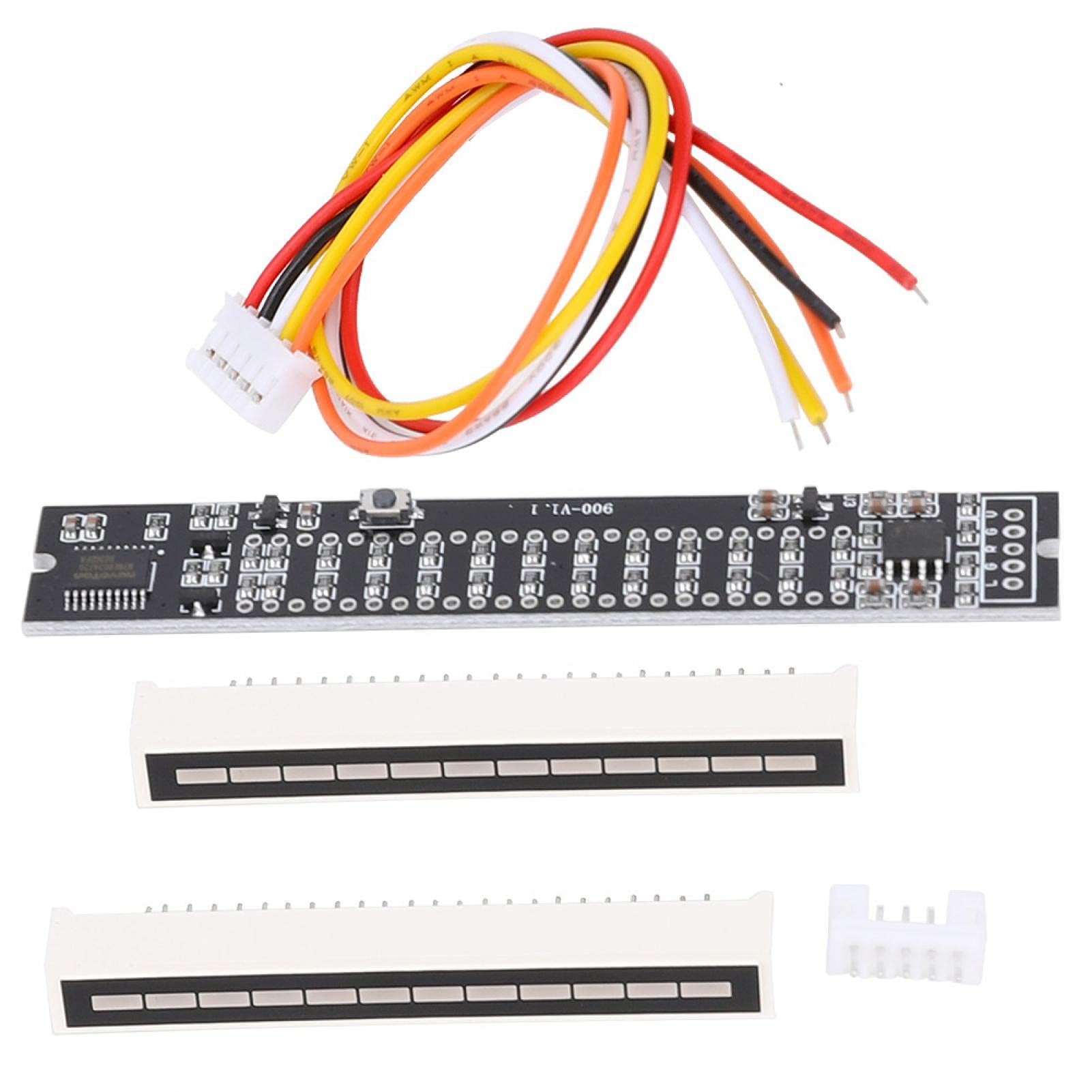 Mini Fai Te Dual 12 Livelli di Musica Stereo Indicatore di Livello dello Spettro Audio Scheda Amplificatore VU Meter con 8 Effetti di Visualizzazione(real-time mode)