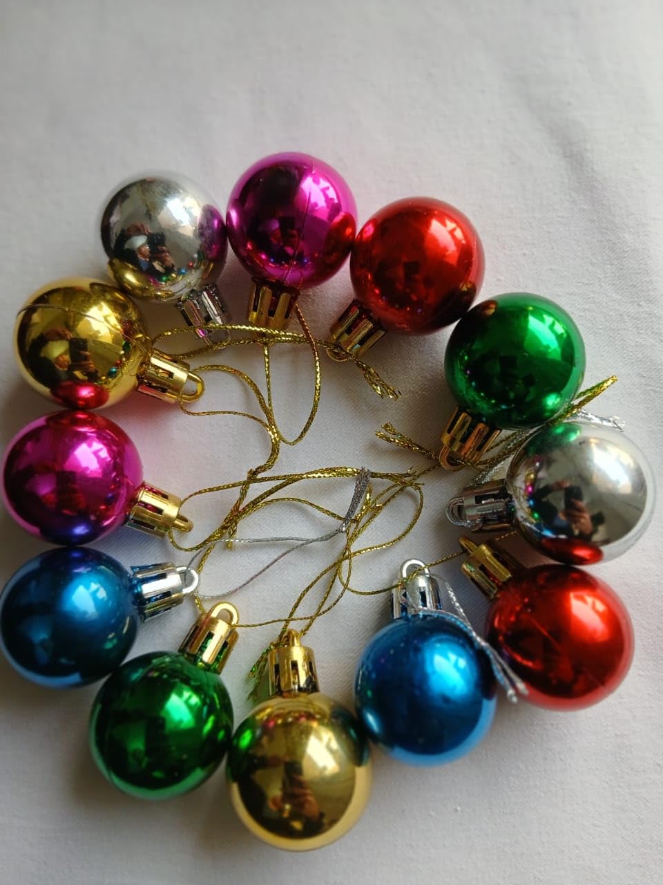 Christmas Ball Ornaments – Set of 12 Mini Shatterproof Baubles for Xmas Tree Decoration Holiday Party, DIY, and Home Decor 2