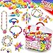 FUNZBO Snap Pop Beads for Girls Toys - Kids Jewelry Making Kit Pop-Bead Art and Craft Kits DIY Bracelets Necklace Hairband and Rings Toy for Age 3 4 5 6 7 8 Year Old Girl (Large)