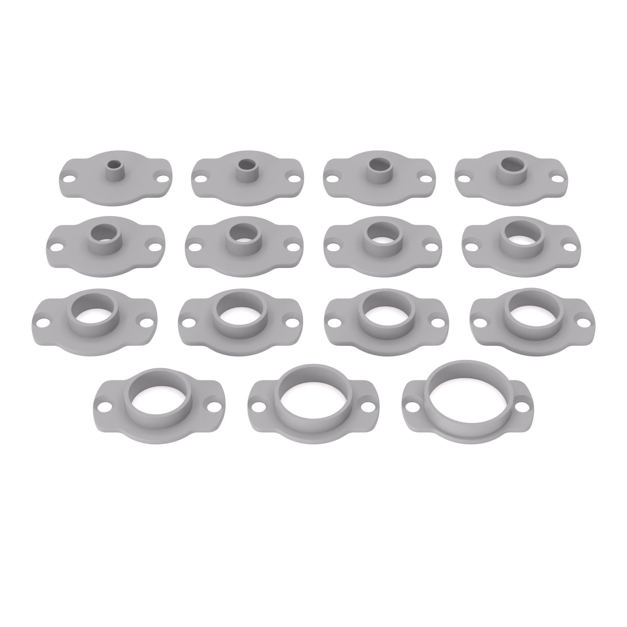 set di bussole di copiatura compatibile con fresatrici Einhell | bussole di copiatura compatibili con fresatrici verticali e rifilatori Einhell - tipo A
