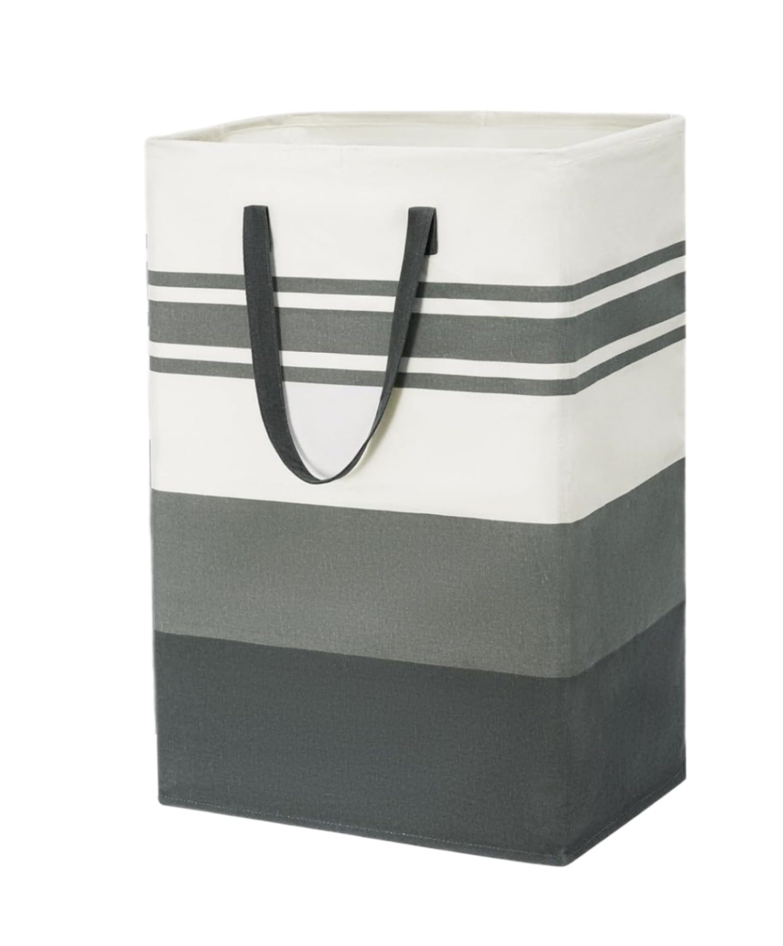 Large Laundry Basket，75L Tall Large Laundry Hamper, 75L Tall Clothes Hamper Basket Organizer with Extended Handles, Folding Baby Laundry Baskets for Dorm and Family, Waterproof，Grey