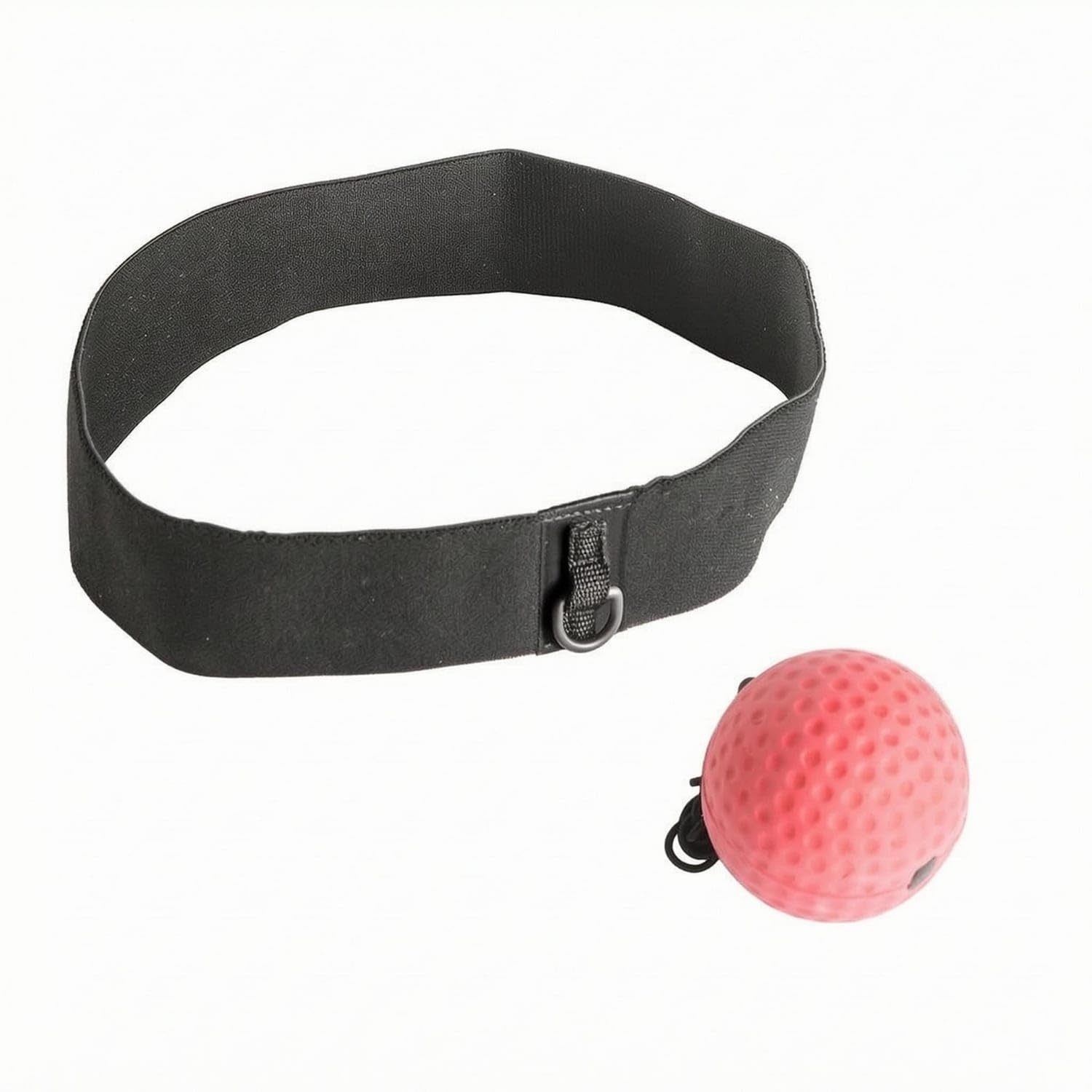Dimpled Head Strap Ball Coach Textured Buckle Headband Red | Training Ball Wearable Setup Practice Red Buckle Headband-image-12