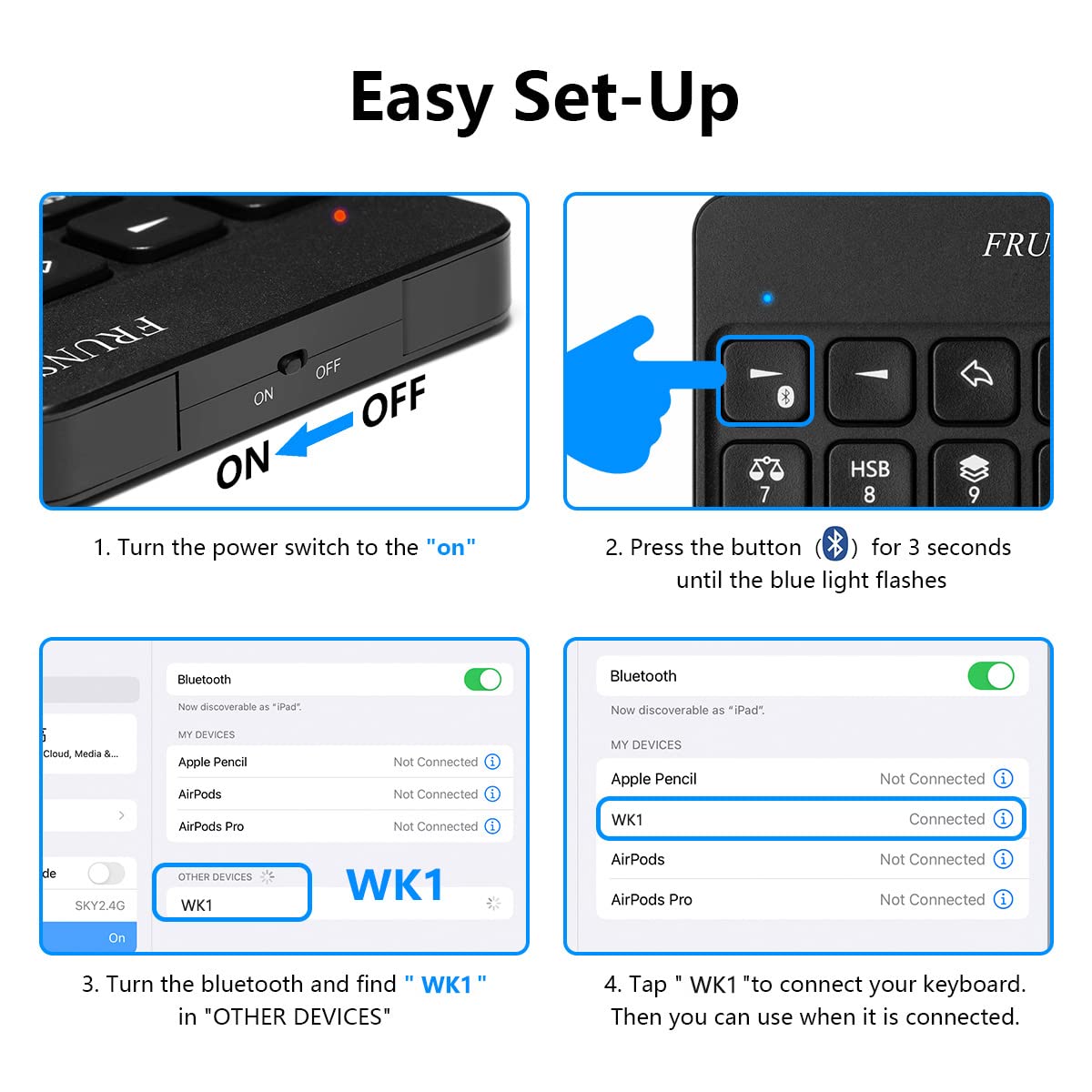Buy Wireless Keyboard for Procreate,Drawing Tablet Keyboard