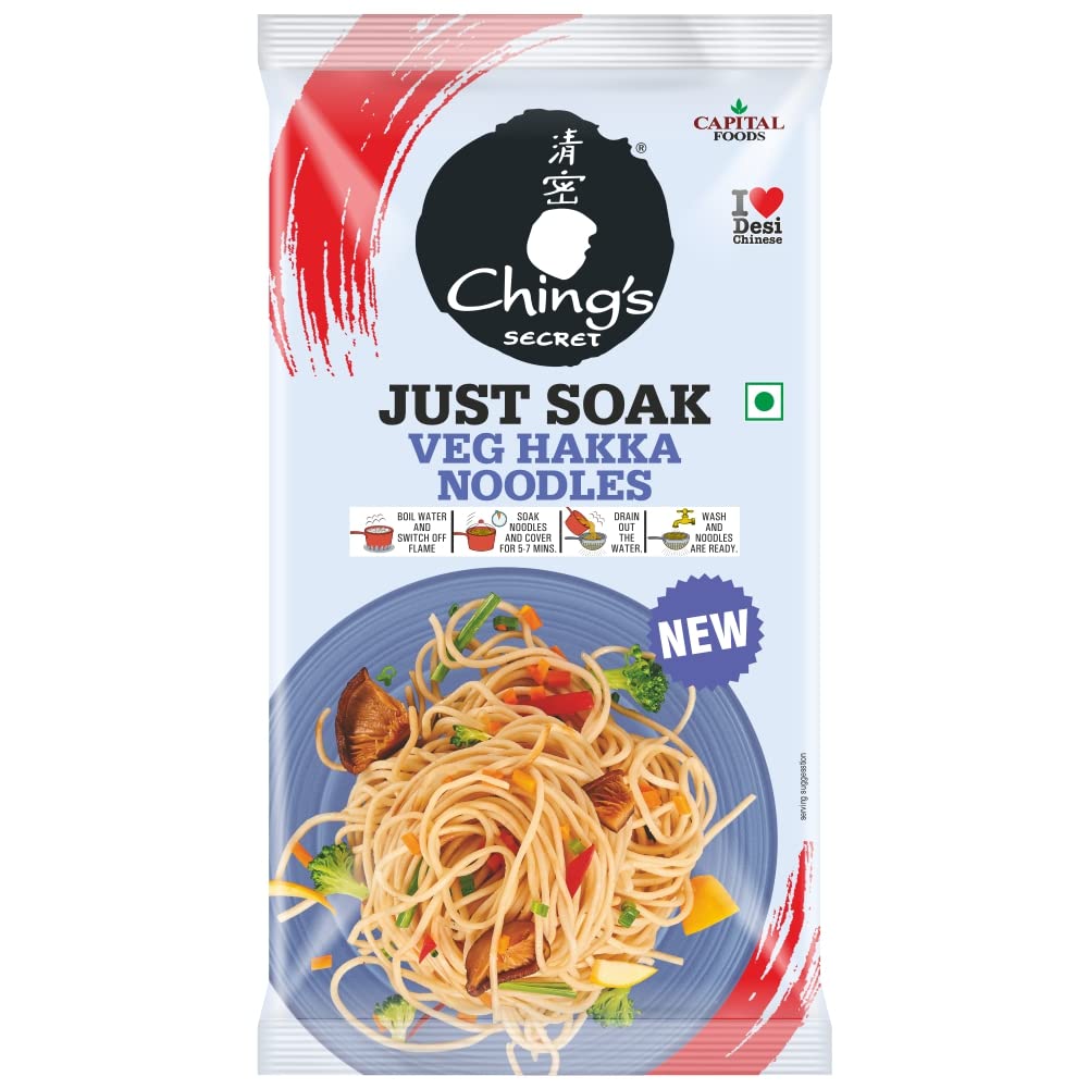 Chings Secret Just Soak Veg Hakka Noodles Pouch, 140 g (B08WXTP6C1) Amazon Price History, Amazon Price Tracker