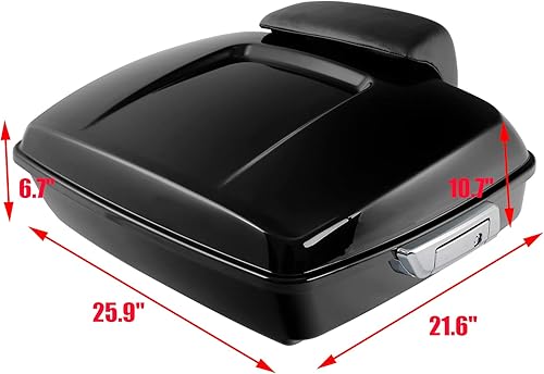 Miniatura 3 de TCT-MT - Soporte para maletero (2 arriba) para Harley 2014-2020 Road King FLHR CVO Limited FLHTKSE Street Glide FLHX Ultra Limited FLHTK FLHXS Tri