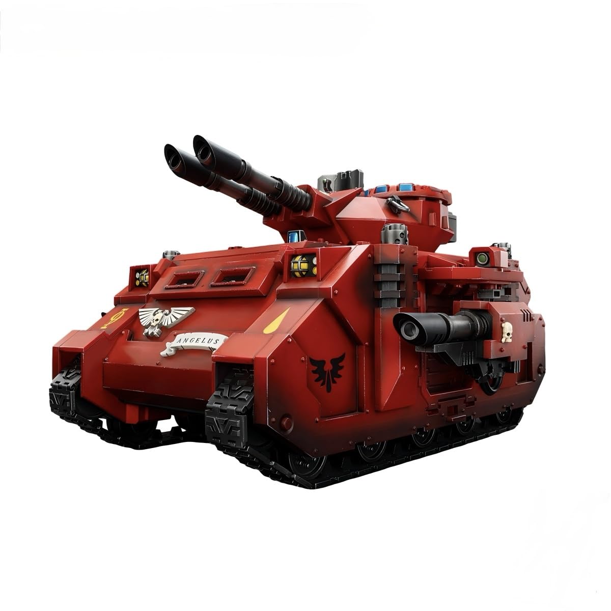 JOYTOY Warhammer 40K Blood Angels Predator Annihilator with Twin Lascannons- 1/18 Scale Collectible Model (Ages 15+, Perfect Holiday/Birthday Gift!)